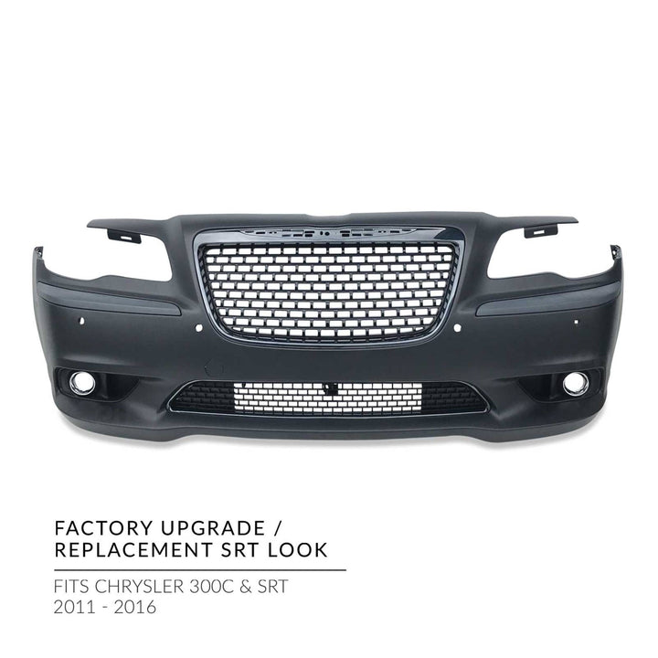 SRT Look Front Bumper Bar & Grill Set Fits Chrysler 300C 2011 - 2016