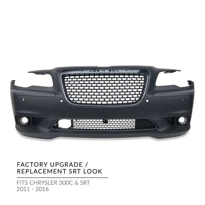 SRT Look Front Bumper Bar & Grill Set Fits Chrysler 300C 2011 - 2016