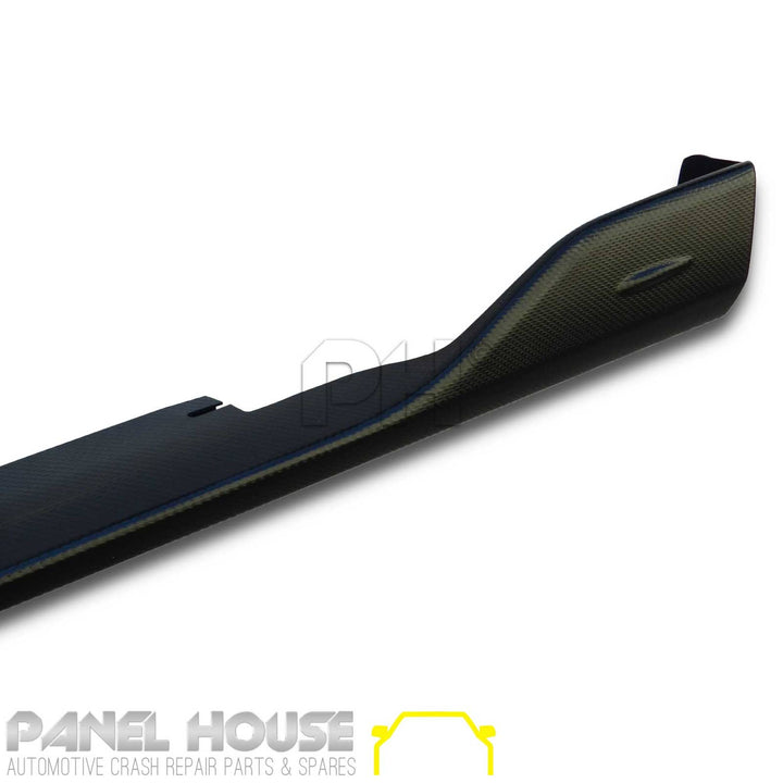 Front Bumper Lower Lip & Side Skirts CARBON Finish For Mazda 3 BM BN Hatch Sedan