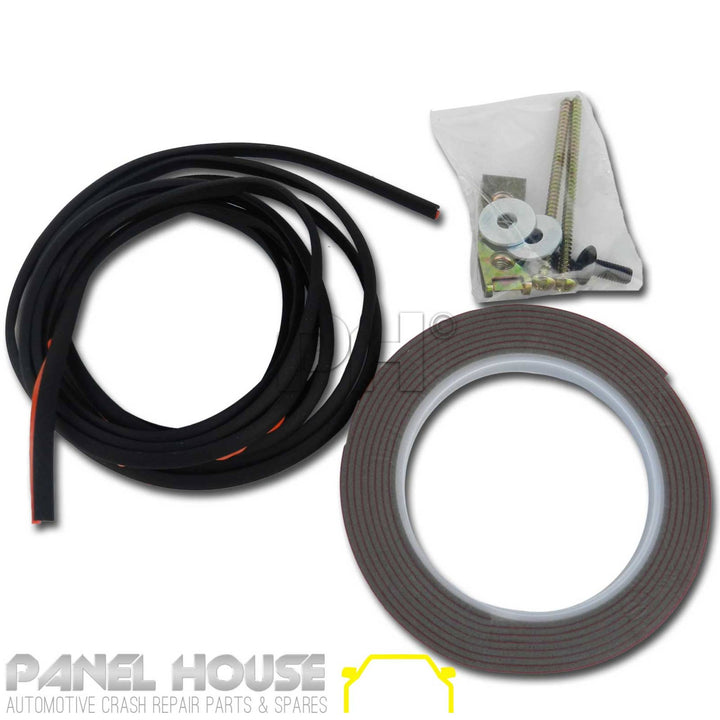 Rear Bumper Bar Diffuser Twin Exhaust Style Gloss BLACK Fits Mazda 3 BM Hatch