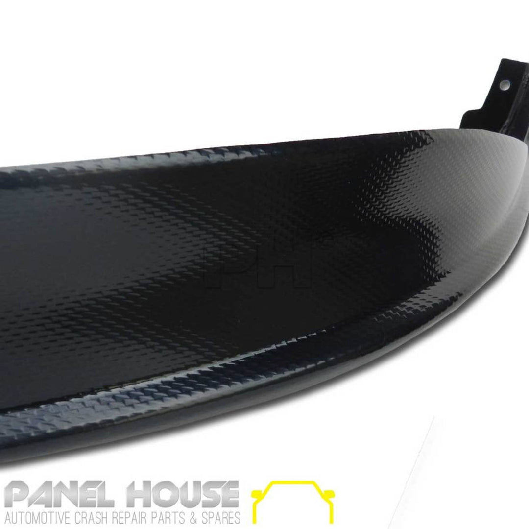 Rear Bumper Bar Lower Lip CARBON Look Fits Mazda 3 BM BN Sedan