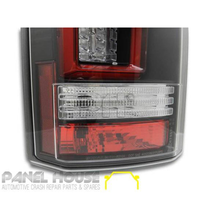 Upgrade Black LED Tail Lights PAIR Fits Land Rover Discovery 2005 - 2009
