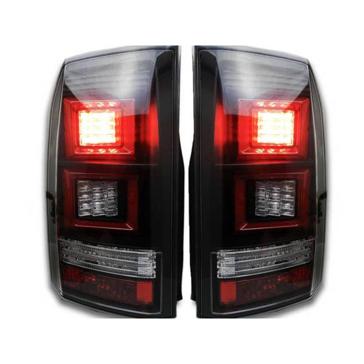 Upgrade Black LED Tail Lights PAIR Fits Land Rover Discovery 2005 - 2009
