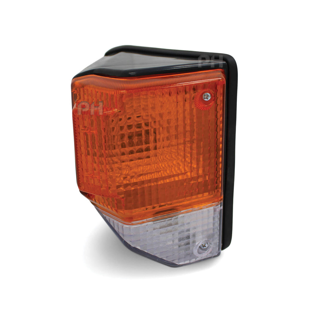 Corner Light Black Surround RIGHT Fits Toyota Landcruiser 70 75 Series 1985 - 1999