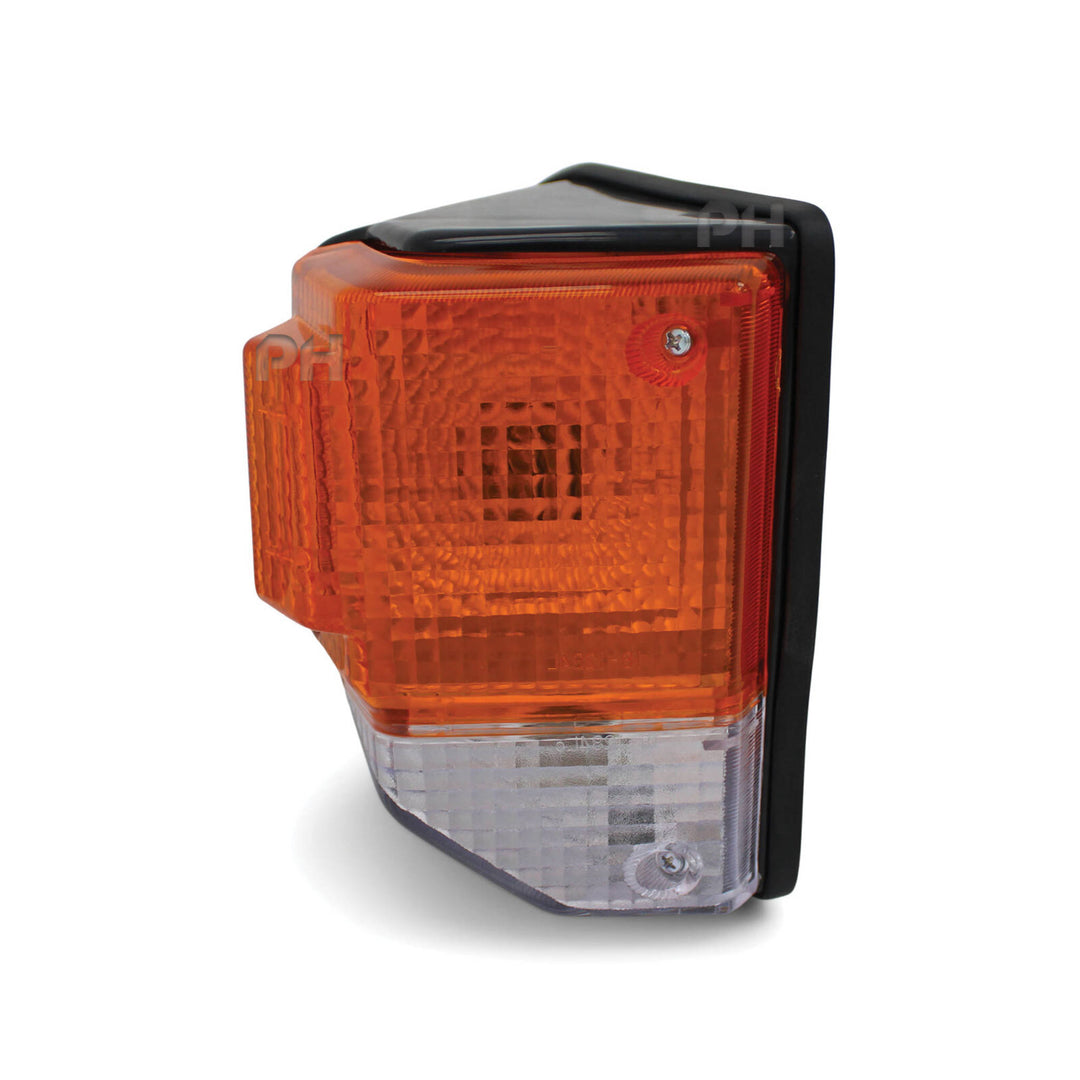 Corner Light Black Surround RIGHT Fits Toyota Landcruiser 70 75 Series 1985 - 1999