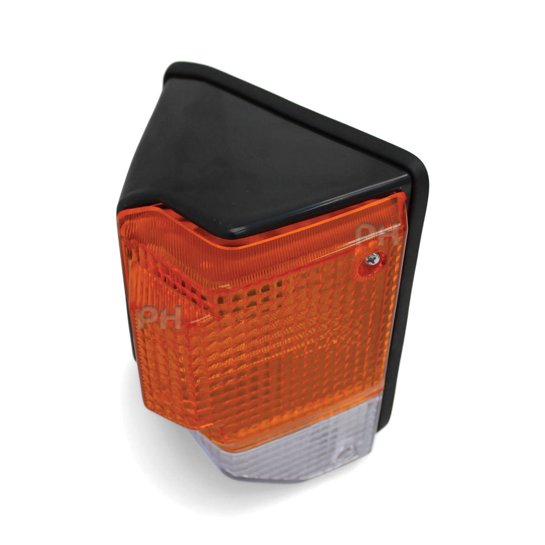 Corner Light Black Surround RIGHT Fits Toyota Landcruiser 70 75 Series 1985 - 1999