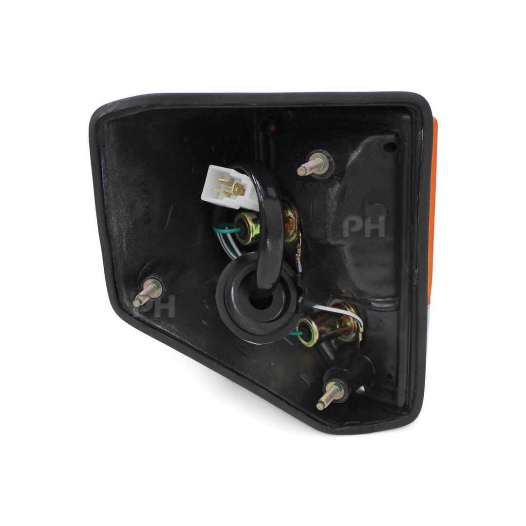 Corner Light Black Surround LEFT Fits Toyota Landcruiser 70 75 Series 1985 - 1999