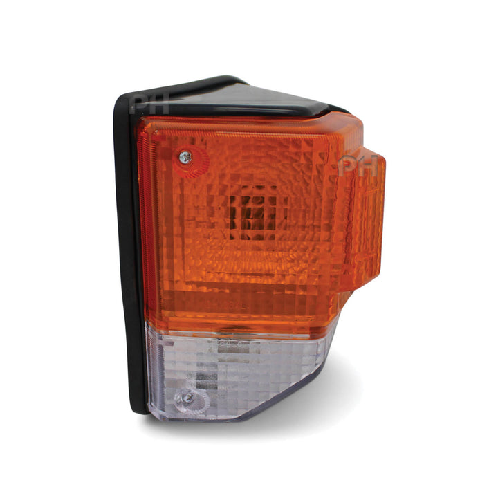 Corner Light Black Surround LEFT Fits Toyota Landcruiser 70 75 Series 1985 - 1999