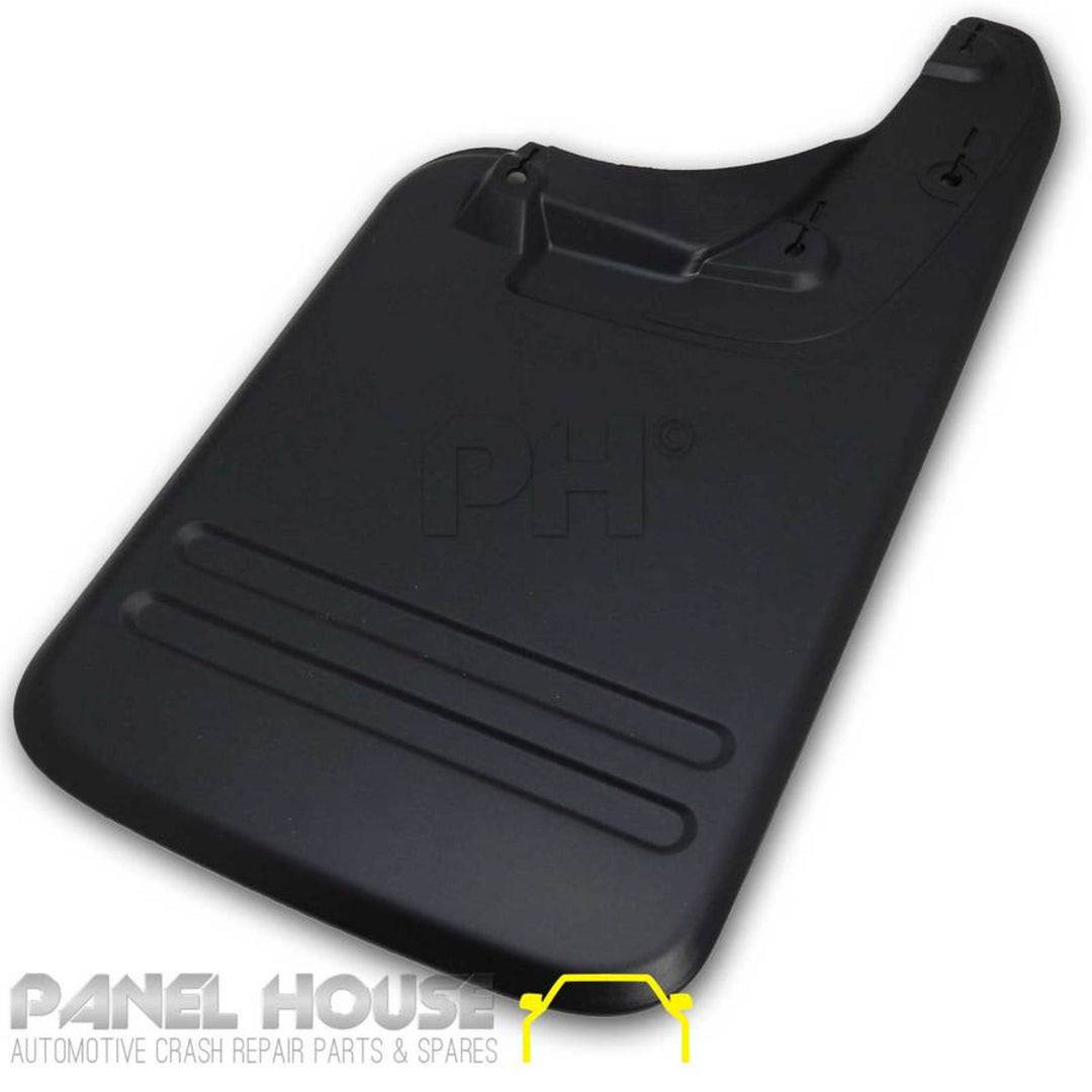 Mud Flaps & Screws PAIR Rear Plastic 58cm long fits Toyota Hilux Ute 05-14 4WD SR5