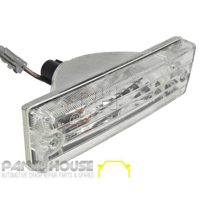 Crystal Clear Bar Blinker Indicator Lights PAIR Fits Holden Rodeo TF 1991 - 1997