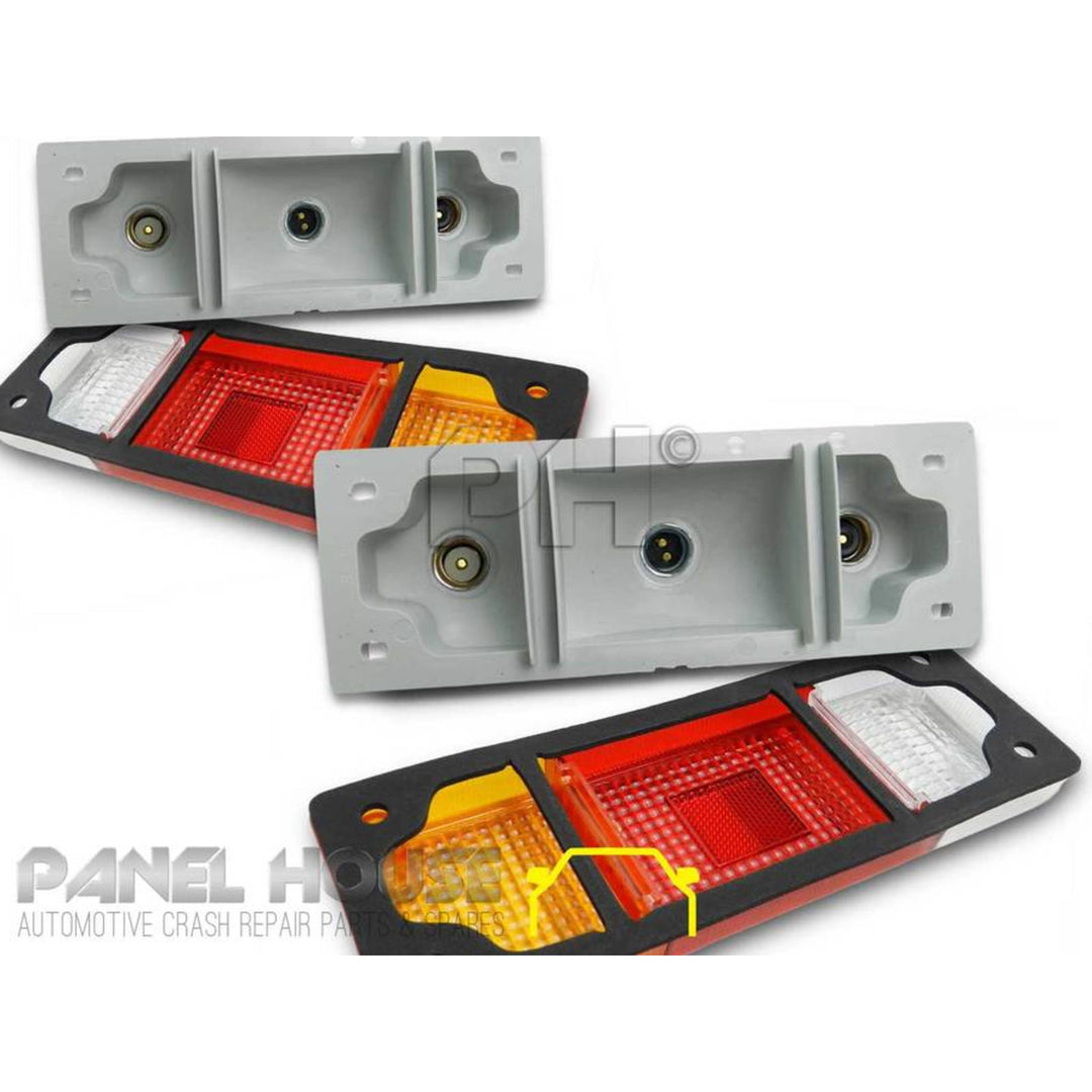 Tail Lights PAIR Tray Back fits Ford Ranger PJ PK PX 2006 - 2015