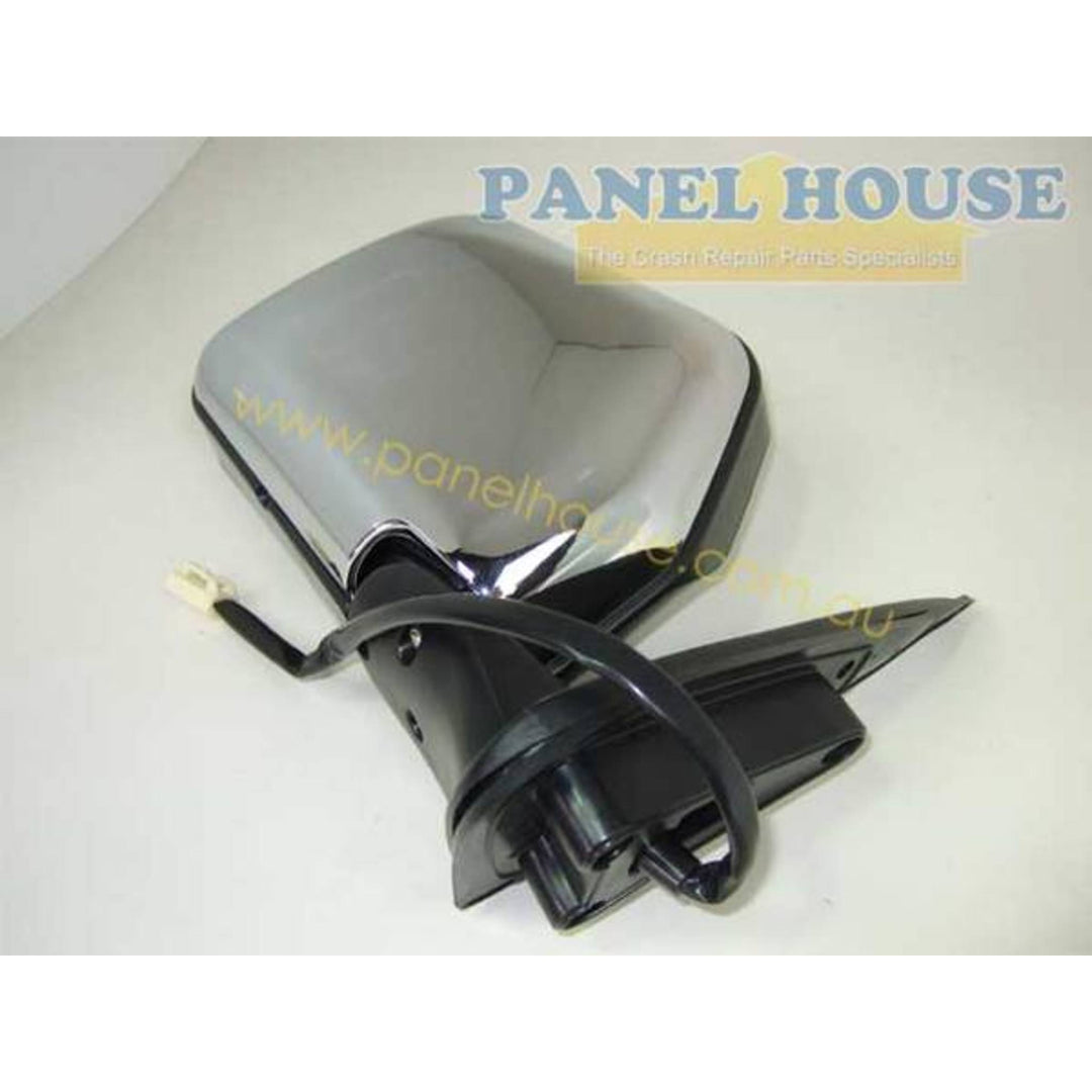Door Mirror Chrome Electric PAIR Fits Toyota Hilux Ute 8/97 - 2/05