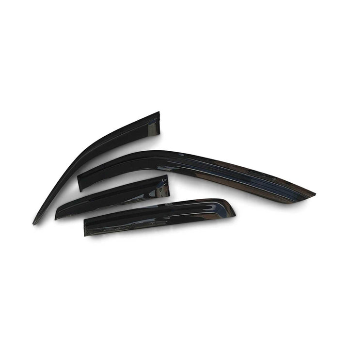 Weather Shield Window Visors SET Fits Ford Ranger PX MK1 MK2 MK3 XL XLS XLT Wildtrak Raptor