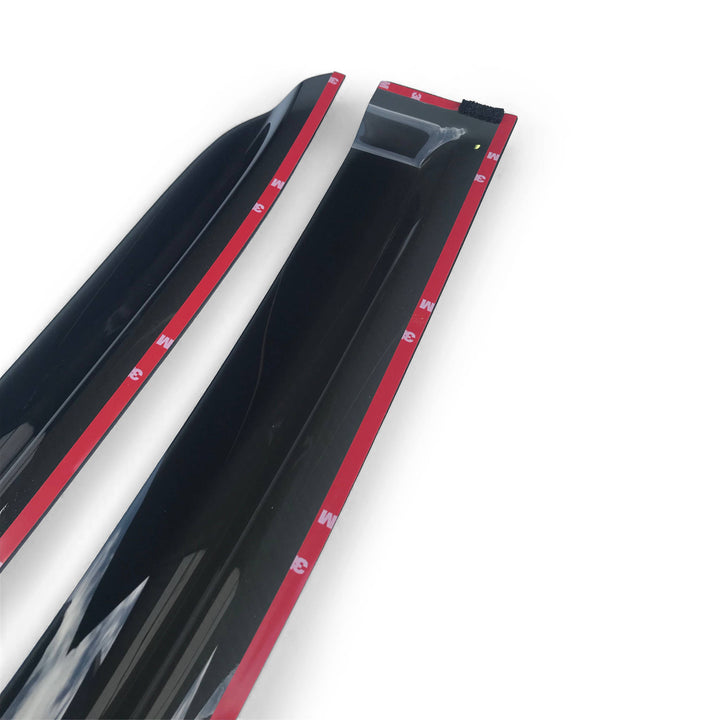 Weather Shield Window Visors SET Fits Ford Ranger PX MK1 MK2 MK3 XL XLS XLT Wildtrak Raptor