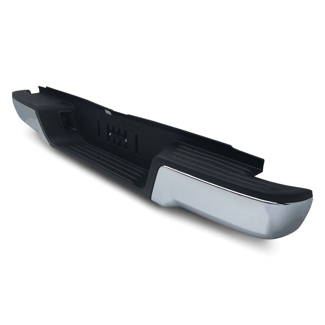 Rear Step Bumper Chrome With Brackets No Sensor fits Ford Ranger PX Ute 2011-2019