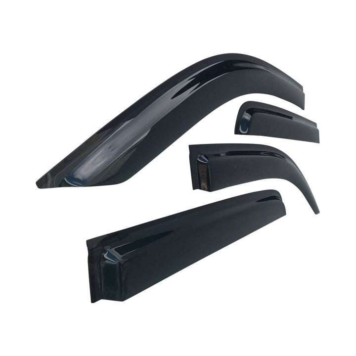 Weather Shield Window Visors SET 4 Piece Fits Isuzu DMax D-Max Dual Cab 12 - 20