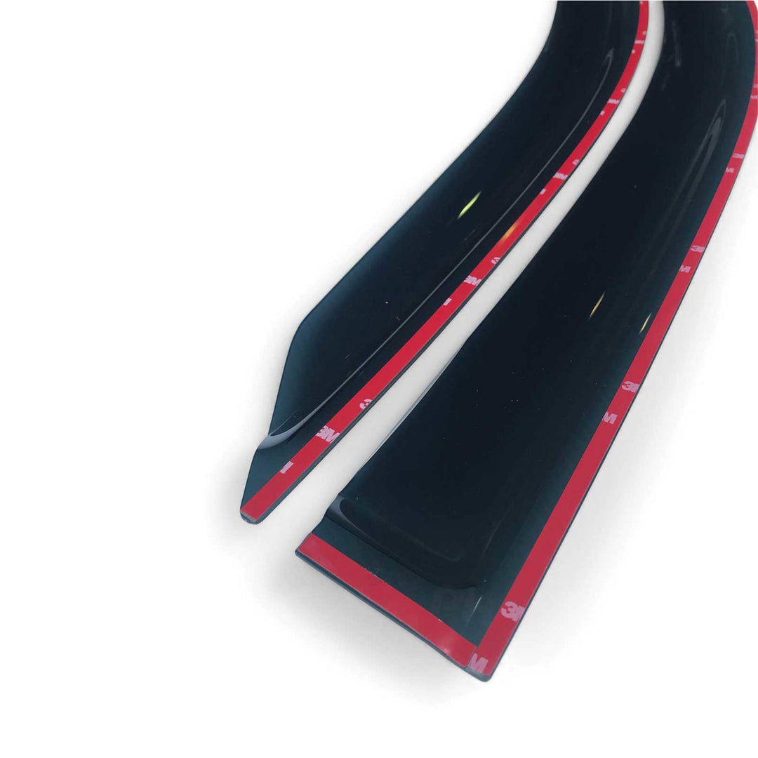 Weather Shield Window Visors SET 4 Piece Fits Isuzu DMax D-Max Dual Cab 12 - 20