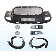 Raptor style Facelift upgrade Kit  fits Ford Ranger PX2 PX3 2015 - 2022 Bumper Grill & Flares