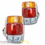 Nissan Datsun 1200 Ute Tail Light PAIR CHROME Left & Right Lights NEW Lamps