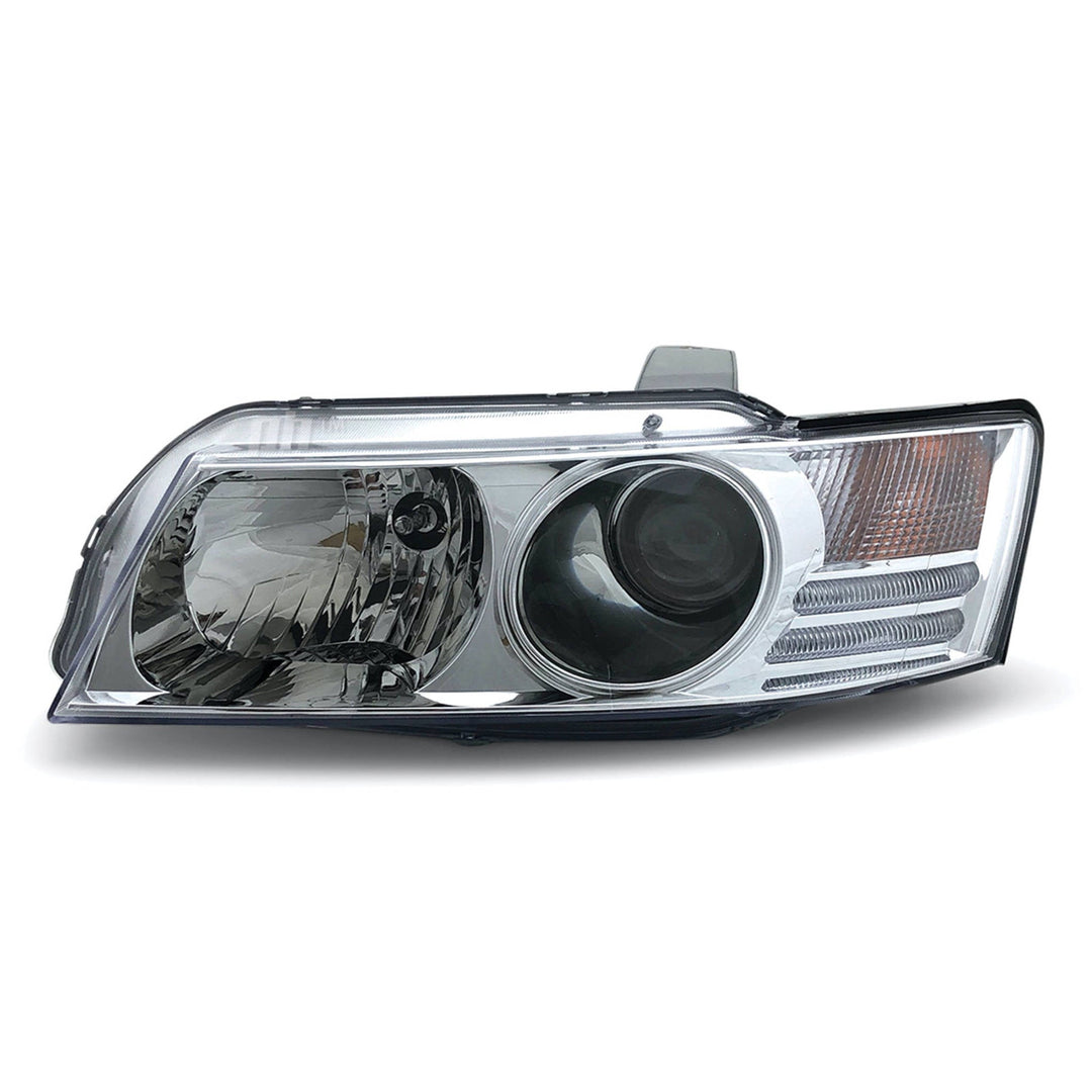 Headlights Chrome Projector PAIR fits Holden Commodore VZ Berlina 2004 - 2006