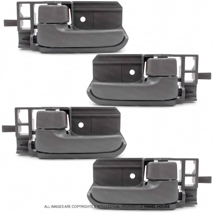 Door Handle Grey Inner SET Fits Toyota Hilux N70 2005 - 2015