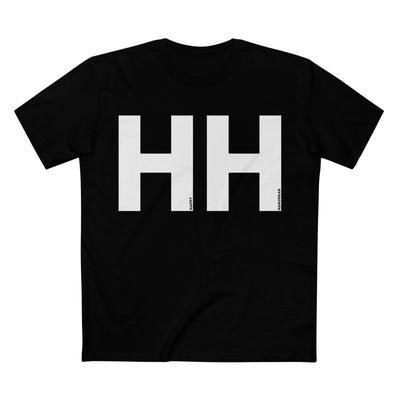 HH [Happy Hanukkah] MEN'S BLACK T-SHIRT