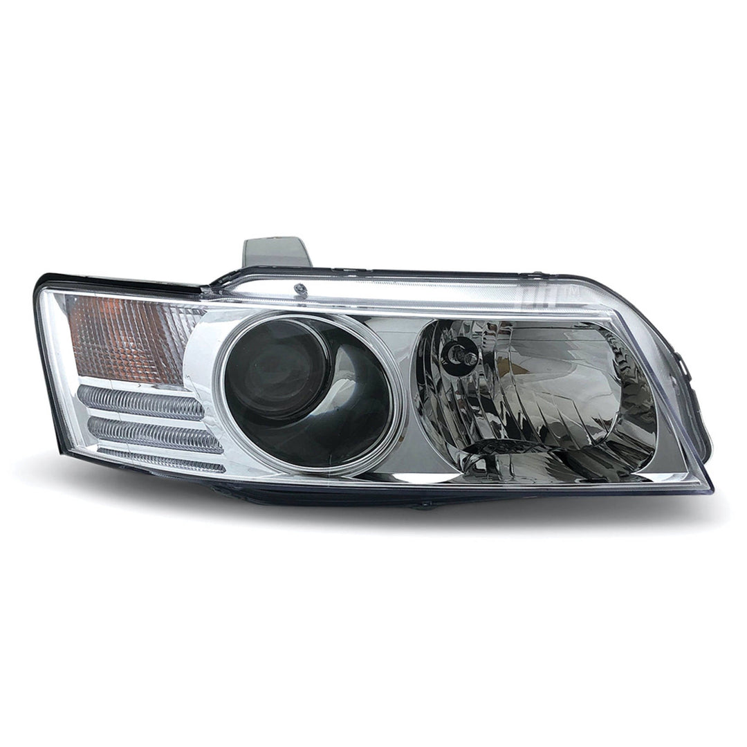 Headlights Chrome Projector PAIR fits Holden Commodore VZ Berlina 2004 - 2006