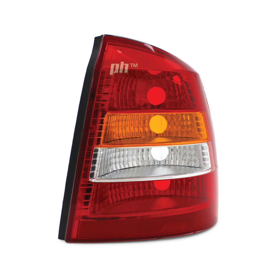 Tail Lights PAIR Clear fits Holden Astra TS Sedan & Convertible 1998 - 2004