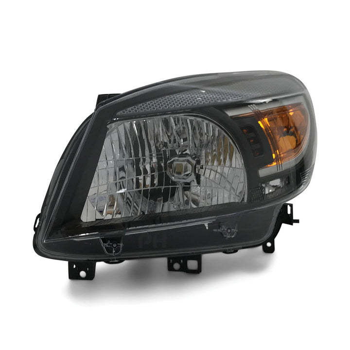 Headlights Black PAIR Fits Ford Ranger PK 2009 - 2011