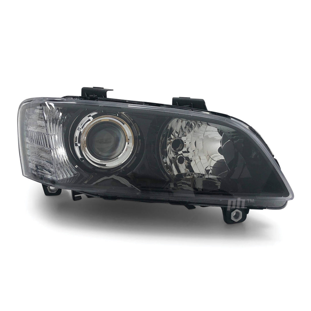 Headlights Projector Black PAIR fits Holden Commodore VE SSV HSV Calais 2006 - 2010