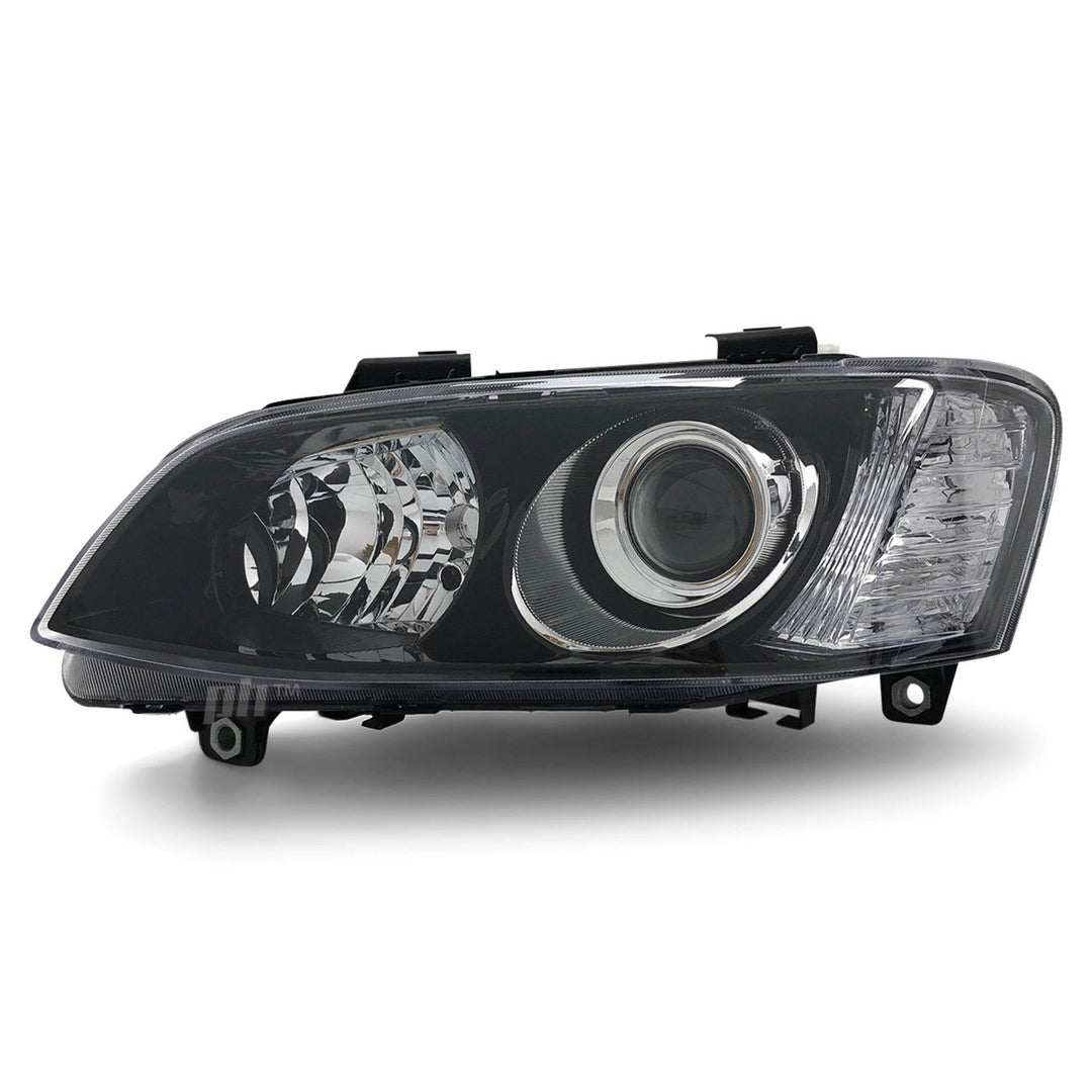 Headlights Black Projector PAIR fits Holden Commodore VE SSV HSV Calais 2010 - 2013
