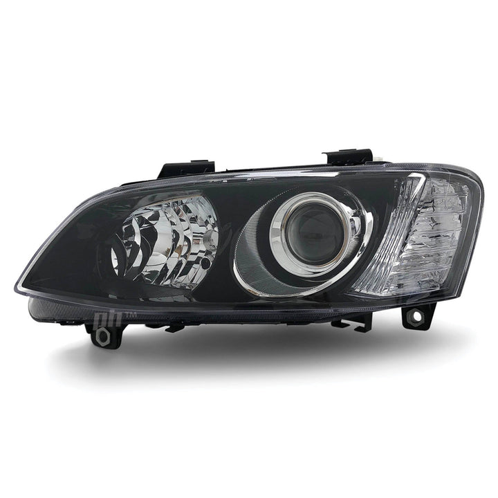 Headlights Black Projector PAIR fits Holden Commodore VE SSV HSV Calais 2010 - 2013
