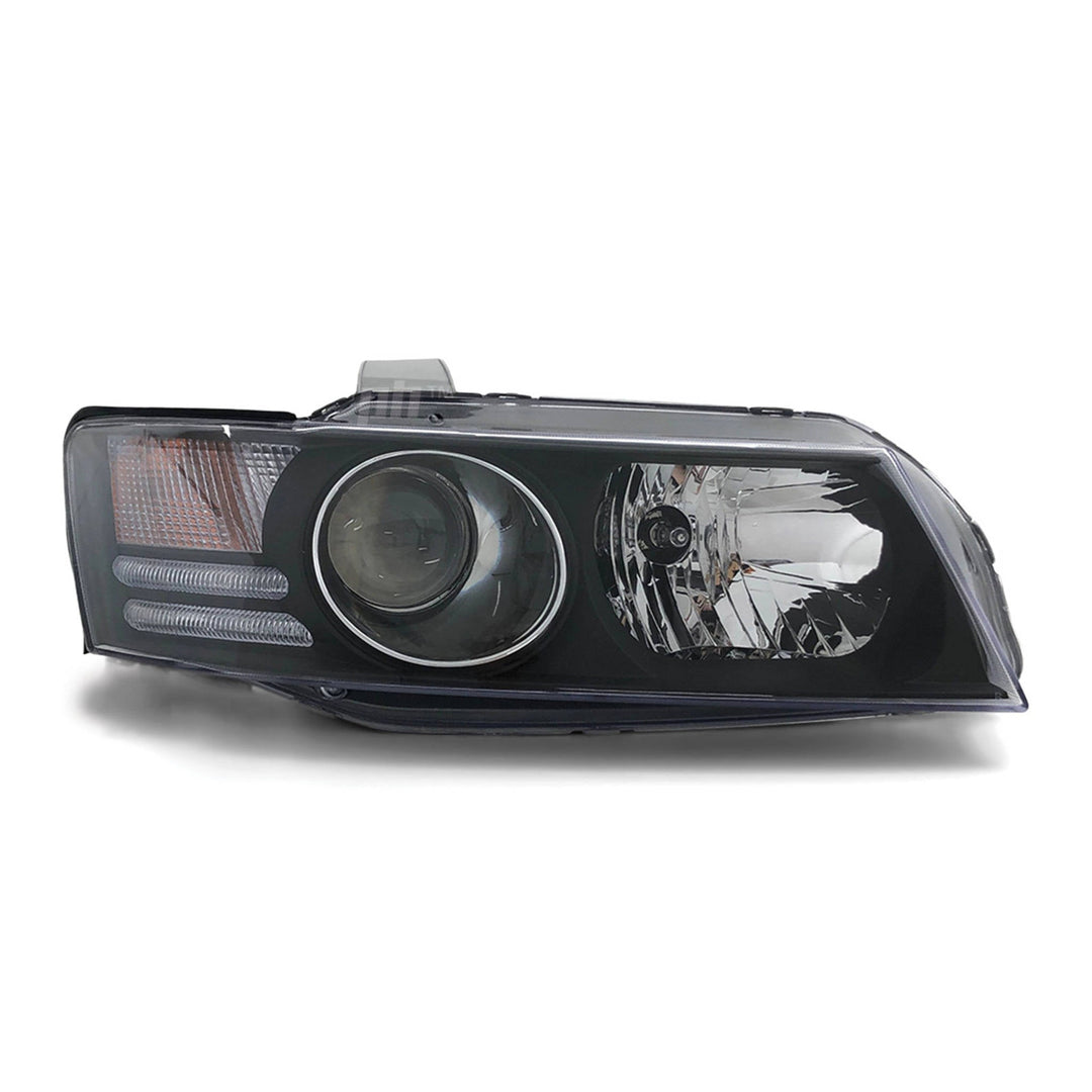 Headlights Black Projector PAIR fits Holden Commodore VZ SS Calais HSV 2004 - 2006