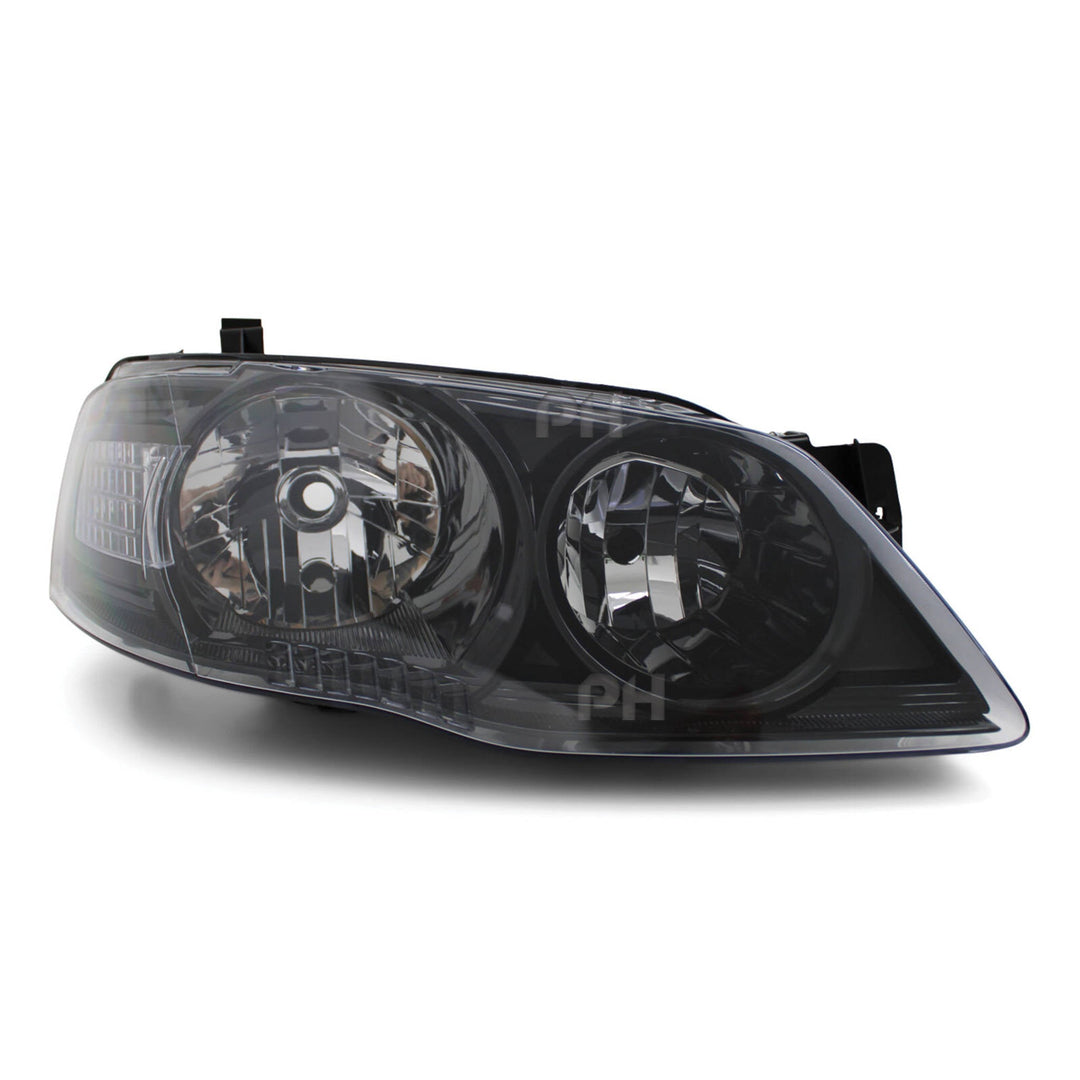 Headlights Black PAIR fits Ford Falcon BF Series 2 XT 09/2006 - 2008