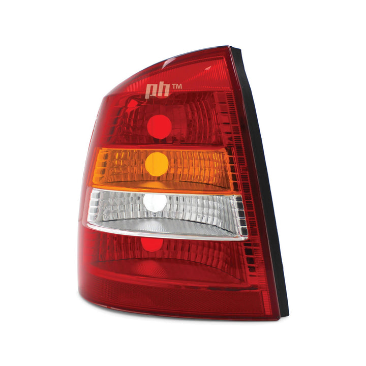 Tail Lights PAIR Clear fits Holden Astra TS Sedan & Convertible 1998 - 2004