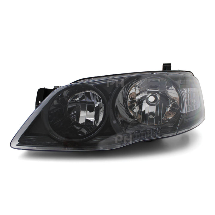 Headlights Black PAIR fits Ford Falcon BF Series 2 XT 09/2006 - 2008