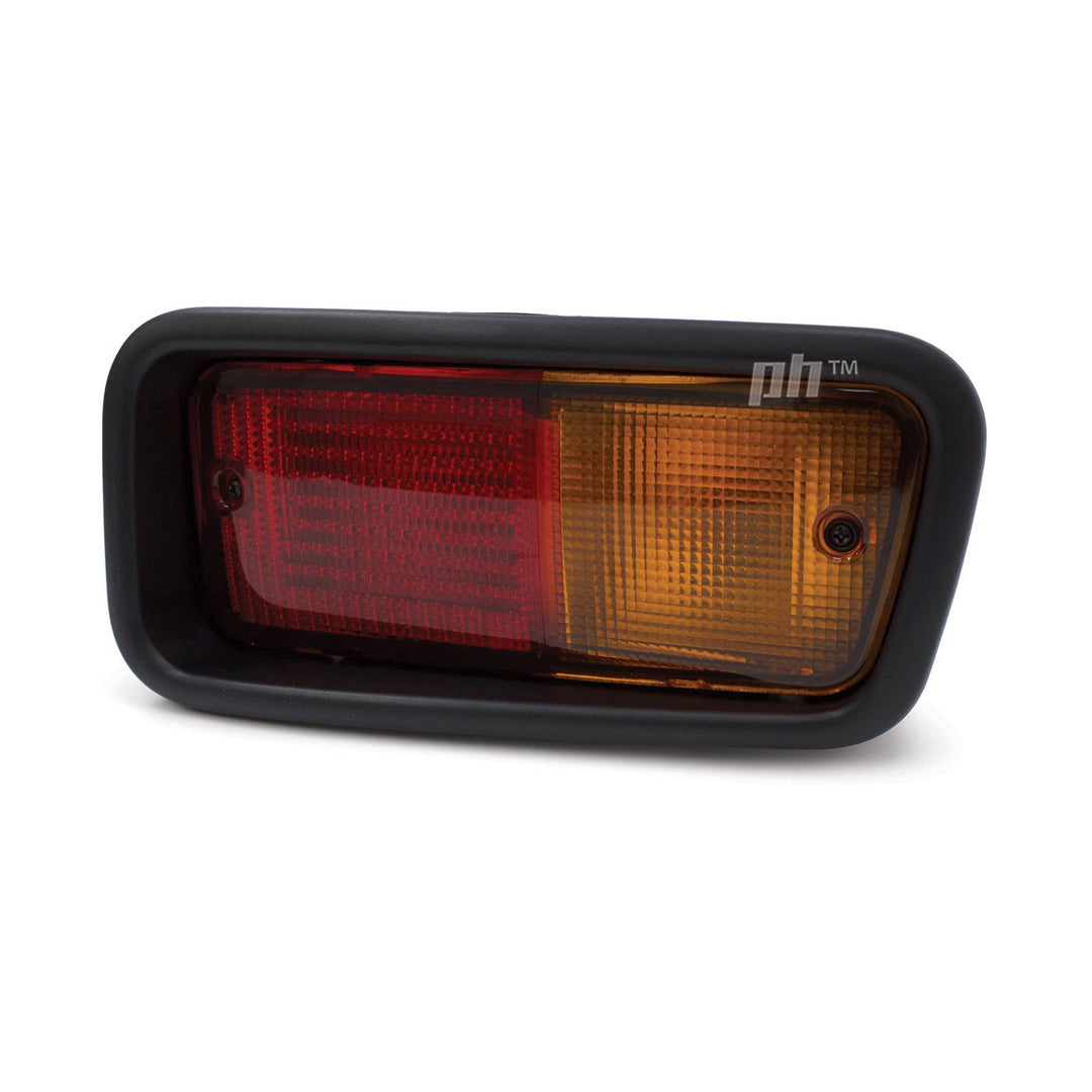 Rear Bumper Tail Lights PAIR With Surround & Wiring fits Nissan Patrol GQ GU Wagon 1992 - 2016
