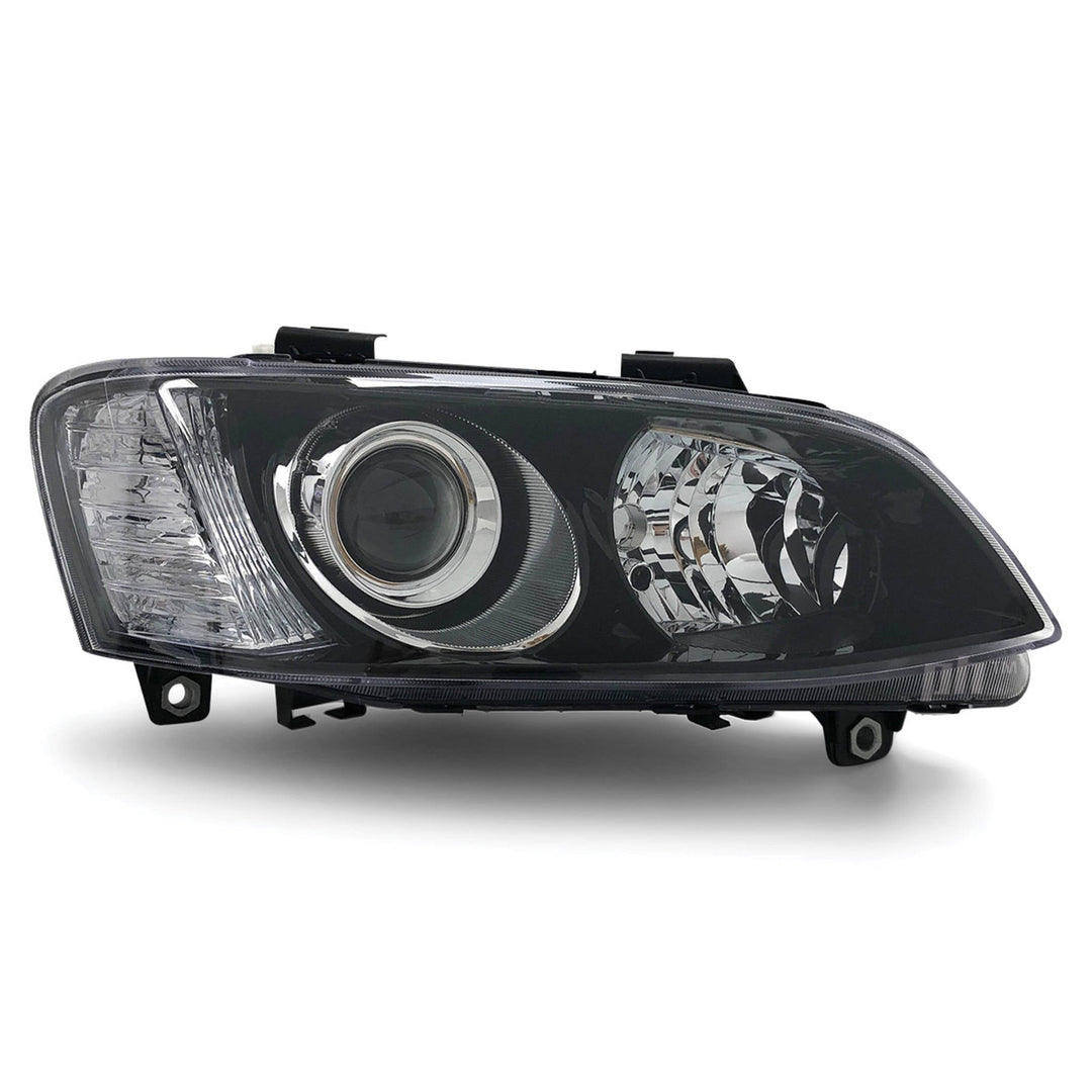 Headlights Black Projector PAIR fits Holden Commodore VE SSV HSV Calais 2010 - 2013