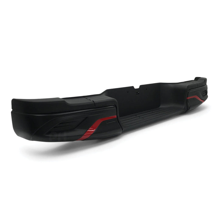 Rear Step Bumper Bar Black TRD Style Fits Toyota Hilux 2015 - 2020