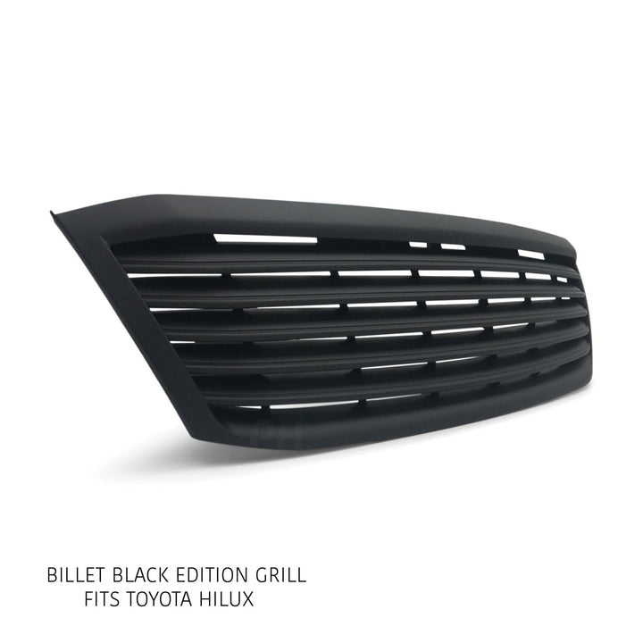 Grill Upgrade BLACK Billet Style fits Toyota Hilux Ute 2005 - 2008