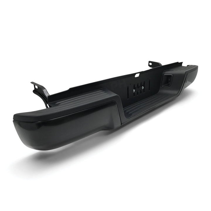 Rear Step Bumper Black With Brackets No Sensor fits Ford Ranger PX Ute 2011 - 2022