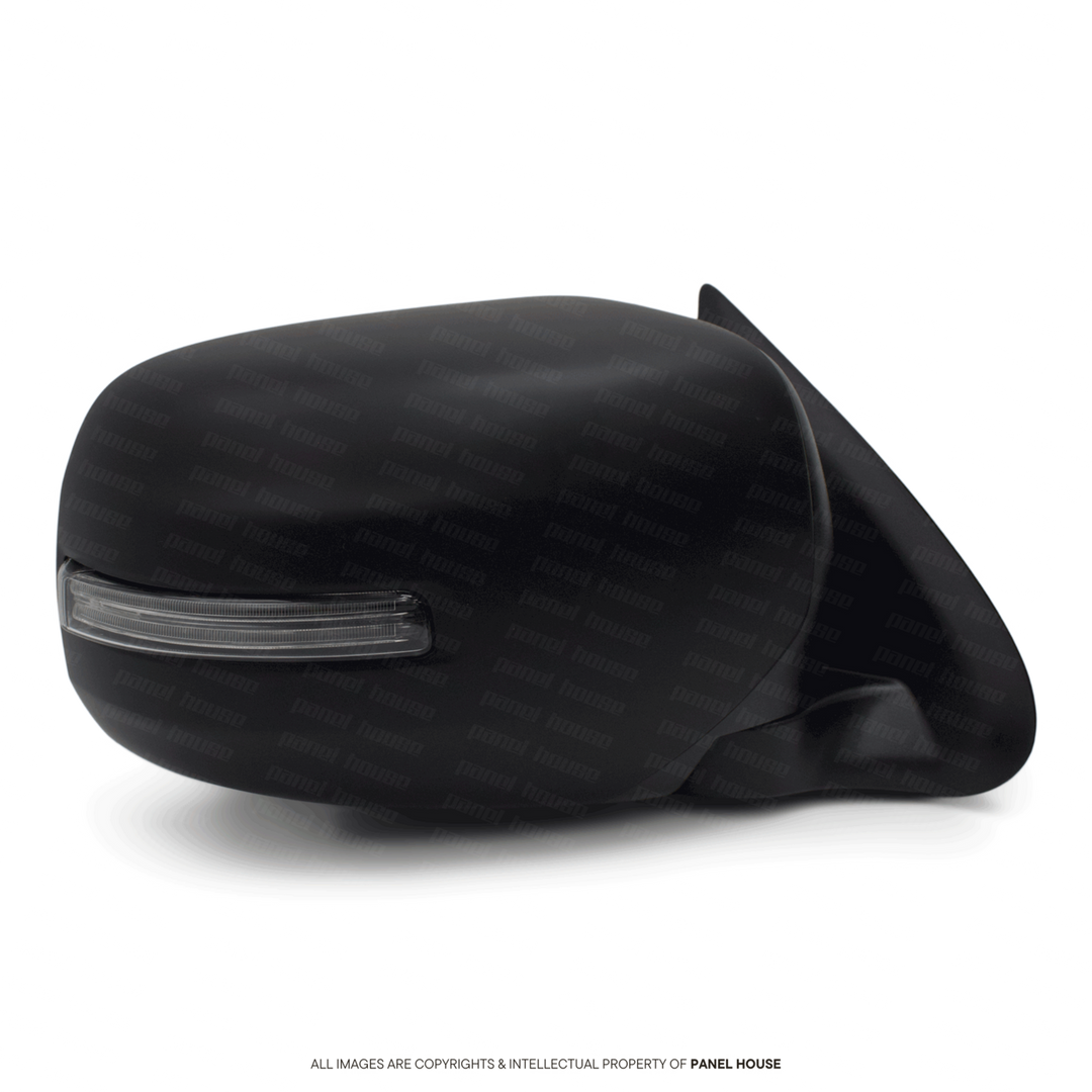 Door Mirror RIGHT Black with Autofold & Indicator Fits Mitsubishi Triton MQ 2015 - 2018 RH