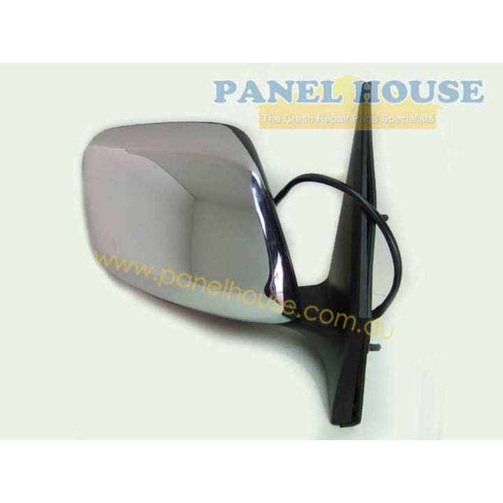 Door Mirrors PAIR Chrome Electric Fits Toyota Landcruiser 200 Series 08/2007 - 02/2012