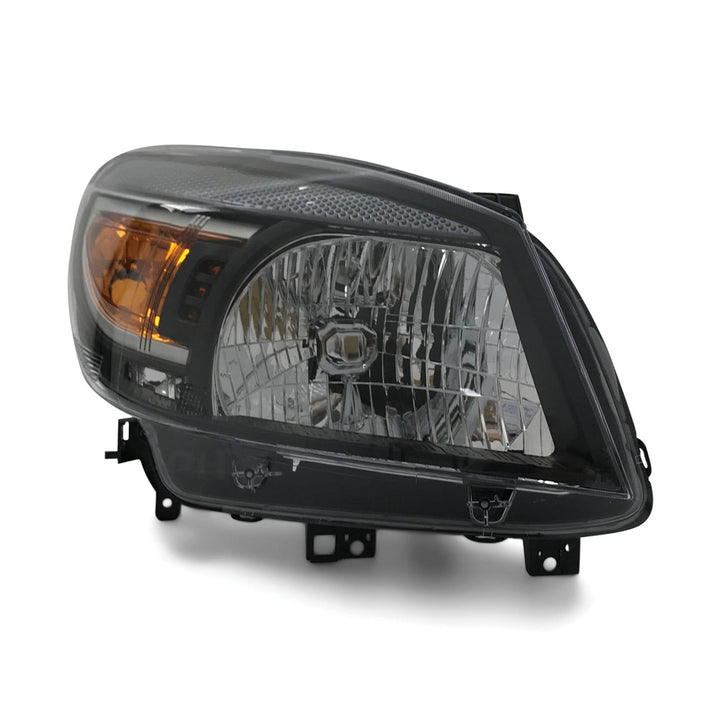 Headlights Black PAIR Fits Ford Ranger PK 2009 - 2011