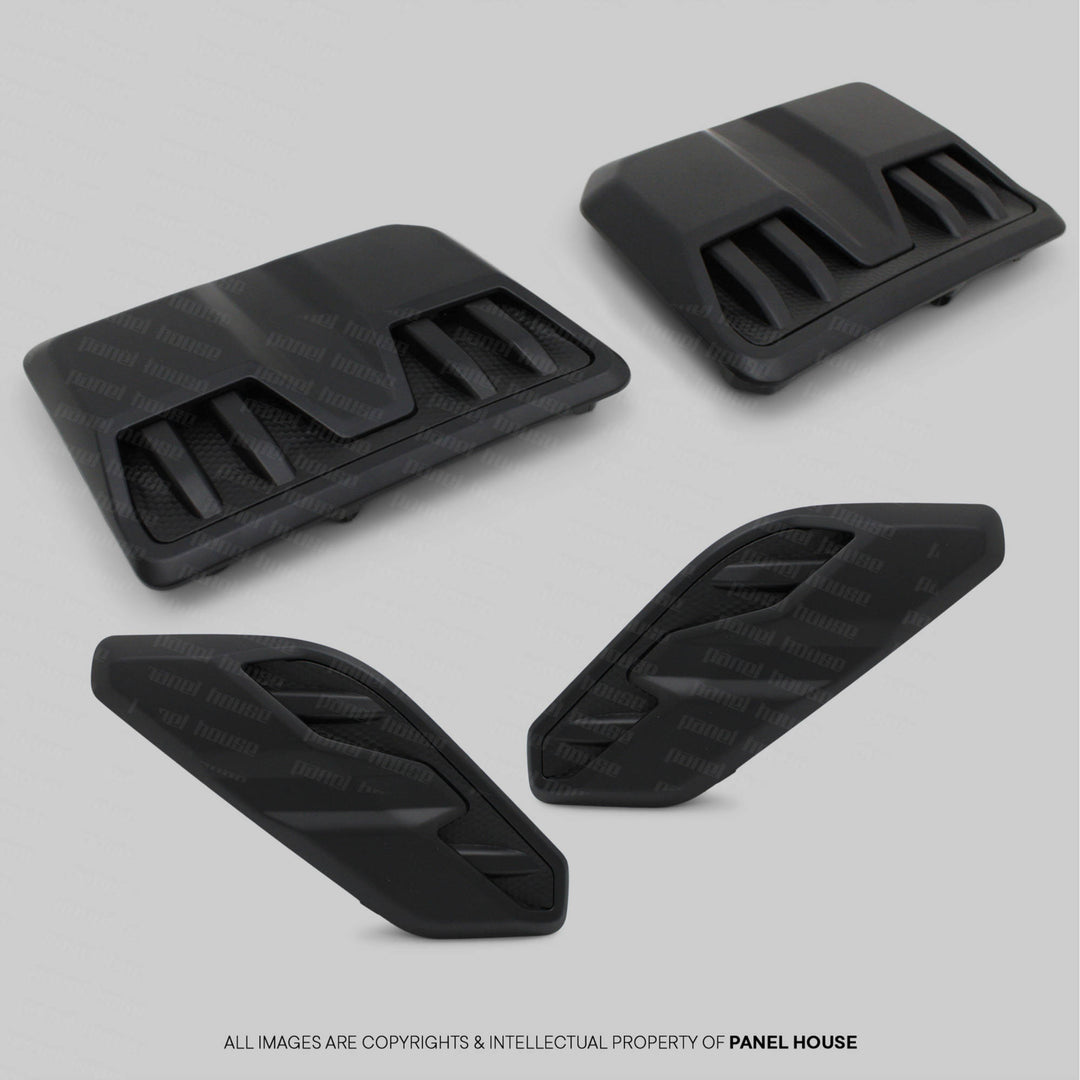 Bonnet & Guard / Fender Vents Black SET fits Ford Ranger RAPTOR Next Gen T9 2022 -