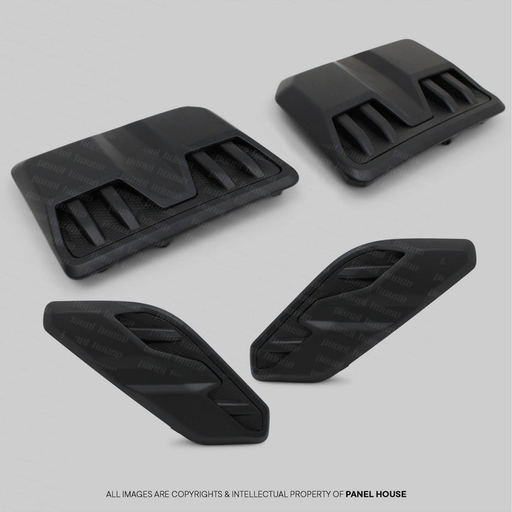 Bonnet & Guard / Fender Vents Black SET fits Ford Ranger RAPTOR Next Gen T9 2022 -