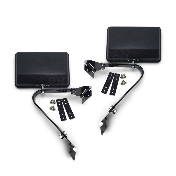 Universal Style Track Back Door Mirrors PAIR