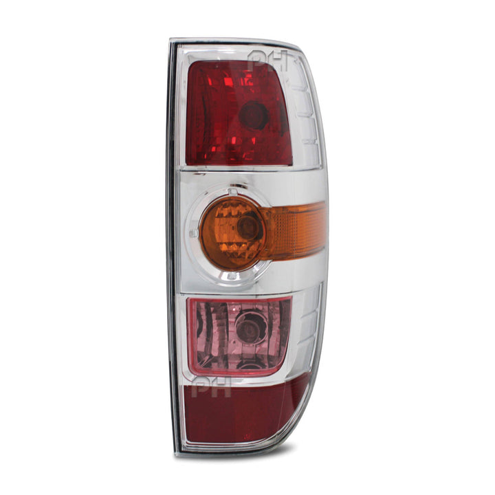 Tail Lights Chrome PAIR fits Mazda BT50 Ute 07/2008 - 2011