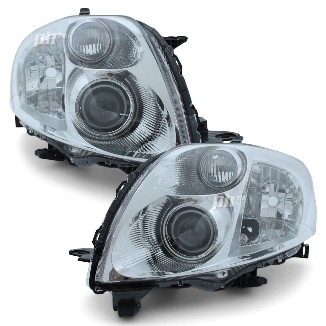 Headlights PAIR fits Toyota Corolla ZRE152 Hatch 03/2007 - 10/2009