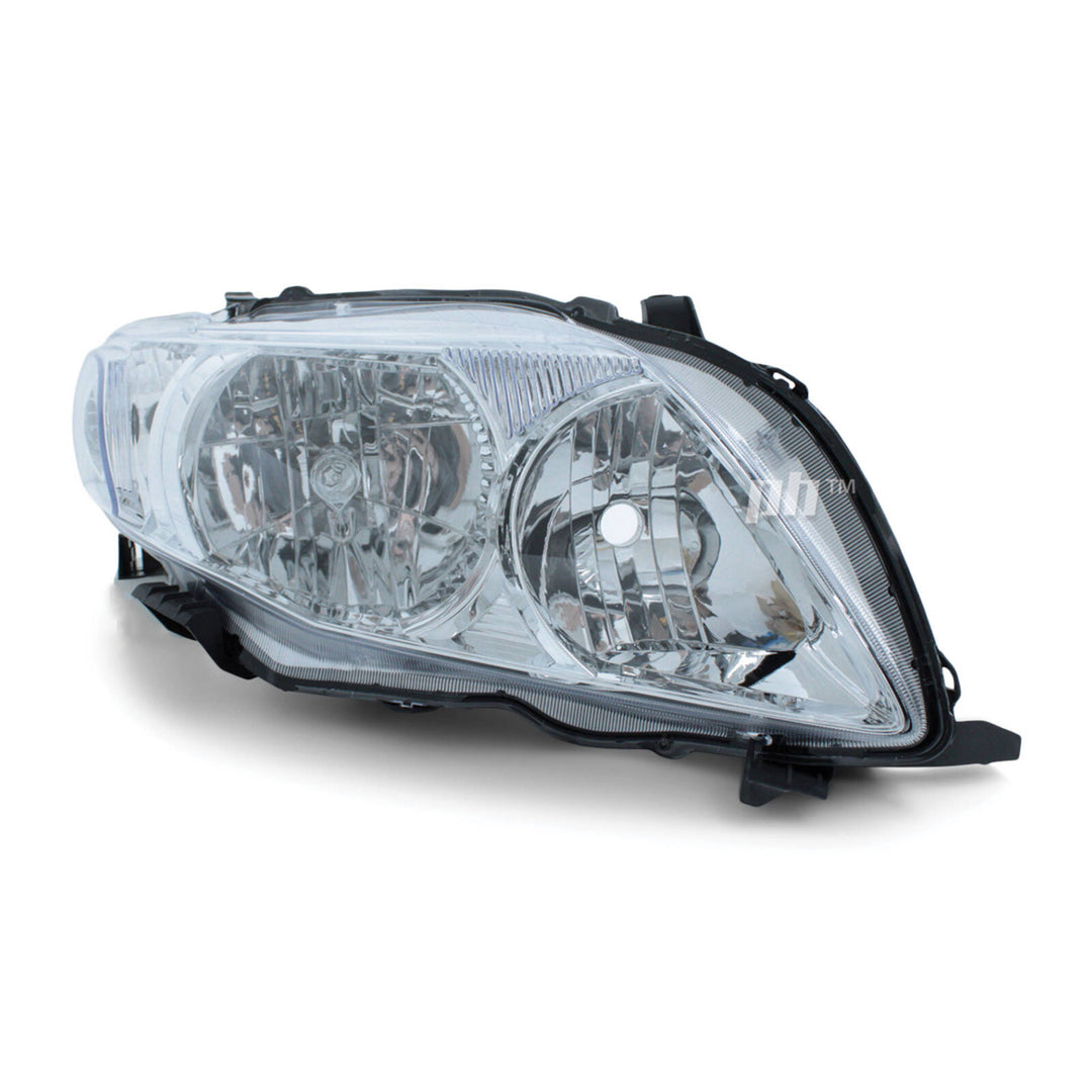 Headlights PAIR fits Toyota Corolla ZRE152 Sedan 03/2007 - 04/2010